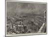 Manchester Illustrated, Bird's Eye-View of the City from the New Town Hall Tower-null-Mounted Giclee Print