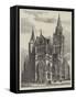 Manchester Illustrated, the New Town Hall-Henry William Brewer-Framed Stretched Canvas