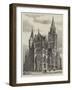 Manchester Illustrated, the New Town Hall-Henry William Brewer-Framed Giclee Print