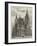 Manchester Illustrated, the New Town Hall-Henry William Brewer-Framed Giclee Print