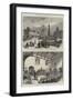 Manchester Illustrated-null-Framed Premium Giclee Print