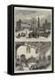 Manchester Illustrated-null-Framed Stretched Canvas