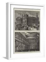 Manchester Illustrated-null-Framed Giclee Print