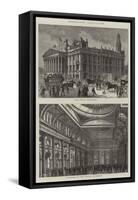 Manchester Illustrated-null-Framed Stretched Canvas