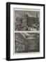 Manchester Illustrated-null-Framed Premium Giclee Print