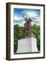 Manchester, New Hampshire - Gen John Stark Statue View-Lantern Press-Framed Art Print