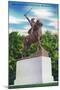 Manchester, New Hampshire - Gen John Stark Statue View-Lantern Press-Mounted Art Print