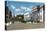 Manchester, New Hampshire - Hanover Street View of the Post Office-Lantern Press-Stretched Canvas