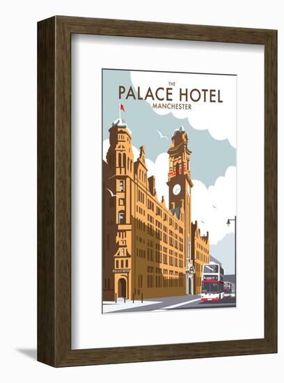 Manchester Palace Hotel - Dave Thompson Contemporary Travel Print-Dave Thompson-Framed Giclee Print