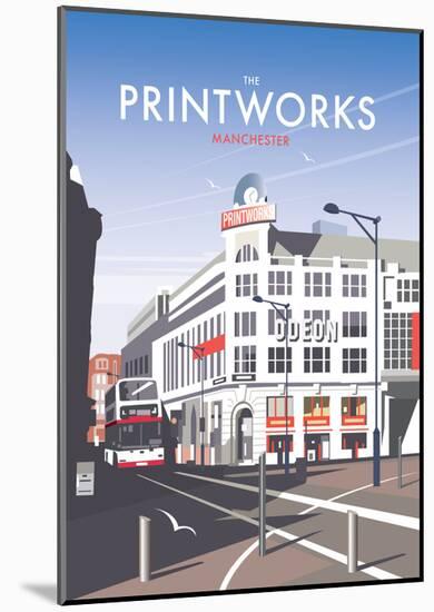 Manchester Printworks - Dave Thompson Contemporary Travel Print-Dave Thompson-Mounted Art Print