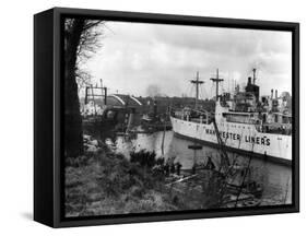 Manchester Ship Canal-null-Framed Stretched Canvas