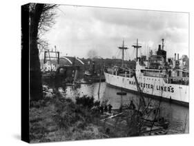 Manchester Ship Canal-null-Stretched Canvas