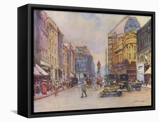 Manchester, St Anns Sq-Albert Woods-Framed Stretched Canvas