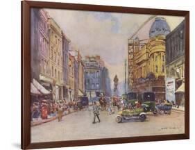 Manchester, St Anns Sq-Albert Woods-Framed Art Print