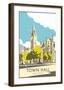 Manchester Town Hall - Dave Thompson Contemporary Travel Print-Dave Thompson-Framed Giclee Print