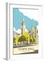 Manchester Town Hall - Dave Thompson Contemporary Travel Print-Dave Thompson-Framed Giclee Print