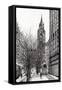 Manchester Town Hall from Deansgate, 2007-Vincent Alexander Booth-Framed Stretched Canvas