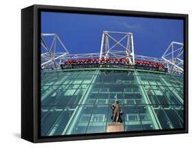 Manchester United Football Club Stadium, Old Trafford, Manchester, England, United Kingdom, Europe-Richardson Peter-Framed Stretched Canvas