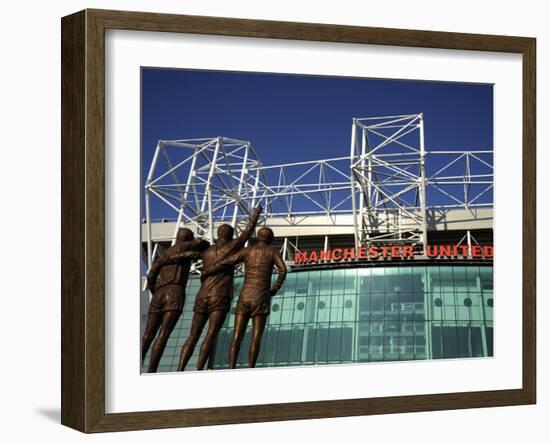 Manchester United Football Club Stadium, Old Trafford, Manchester, England, United Kingdom, Europe-Richardson Peter-Framed Photographic Print