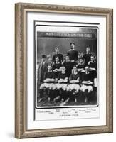 Manchester United Football Team, 1905-6 Season-null-Framed Photographic Print