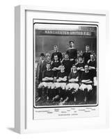 Manchester United Football Team, 1905-6 Season-null-Framed Photographic Print