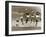 Manchester United vs. Arsenal, Football Match at Old Trafford, October 1967-null-Framed Premium Photographic Print