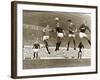 Manchester United vs. Arsenal, Football Match at Old Trafford, October 1967-null-Framed Premium Photographic Print