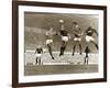 Manchester United vs. Arsenal, Football Match at Old Trafford, October 1967-null-Framed Photographic Print