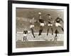 Manchester United vs. Arsenal, Football Match at Old Trafford, October 1967-null-Framed Photographic Print