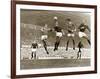 Manchester United vs. Arsenal, Football Match at Old Trafford, October 1967-null-Framed Photographic Print