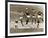 Manchester United vs. Arsenal, Football Match at Old Trafford, October 1967-null-Framed Photographic Print