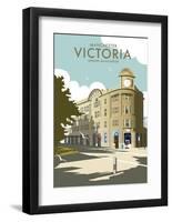 Manchester Victoria - Dave Thompson Contemporary Travel Print-Dave Thompson-Framed Art Print