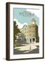 Manchester Victoria - Dave Thompson Contemporary Travel Print-Dave Thompson-Framed Giclee Print
