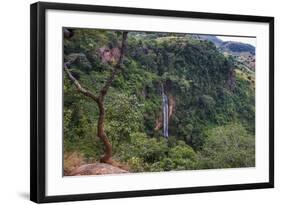 Manchewe Falls Near Livingstonia, Malawi, Africa-Michael Runkel-Framed Photographic Print