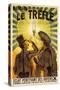 Manchon Le Trefle Poster-Charles Delaye-Stretched Canvas