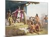 Manco Capac and Queen Mama Ocllo Gather the Savages, C.1820-null-Mounted Giclee Print