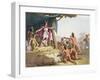 Manco Capac and Queen Mama Ocllo Gather the Savages, C.1820-null-Framed Giclee Print