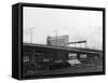 Mancunian Way Flyover-Gill Emberton-Framed Stretched Canvas