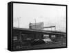 Mancunian Way Flyover-Gill Emberton-Framed Stretched Canvas