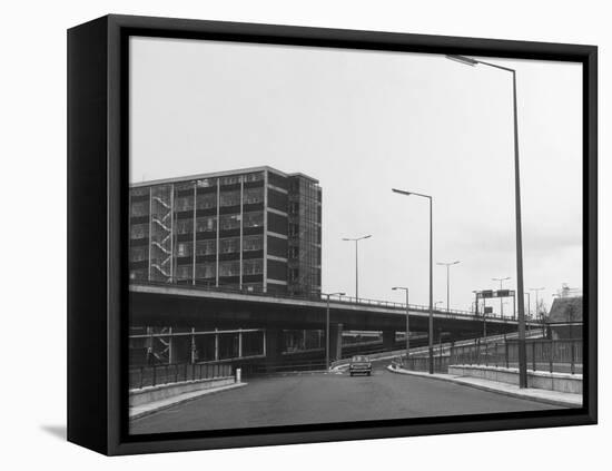 Mancunian Way Flyover-Gill Emberton-Framed Stretched Canvas