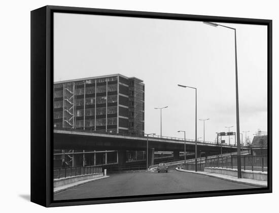 Mancunian Way Flyover-Gill Emberton-Framed Stretched Canvas