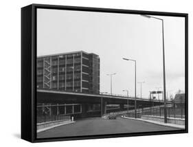 Mancunian Way Flyover-Gill Emberton-Framed Stretched Canvas