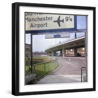 Mancunian Way Flyover-null-Framed Photographic Print