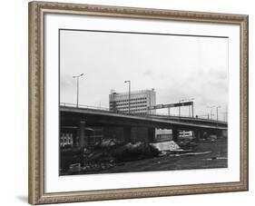 Mancunian Way Flyover-Gill Emberton-Framed Photographic Print