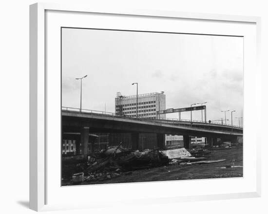 Mancunian Way Flyover-Gill Emberton-Framed Photographic Print