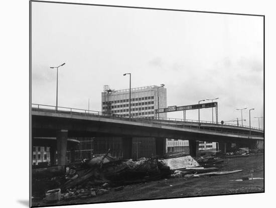 Mancunian Way Flyover-Gill Emberton-Mounted Photographic Print