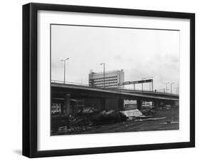 Mancunian Way Flyover-Gill Emberton-Framed Photographic Print