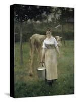 Manda Lametrie, the Farmer's Wife-Alfred Roll-Stretched Canvas