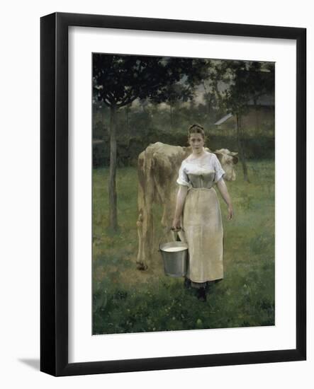 Manda Lametrie, the Farmer's Wife-Alfred Roll-Framed Giclee Print