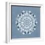 Mandala Blue 1-Kimberly Allen-Framed Art Print